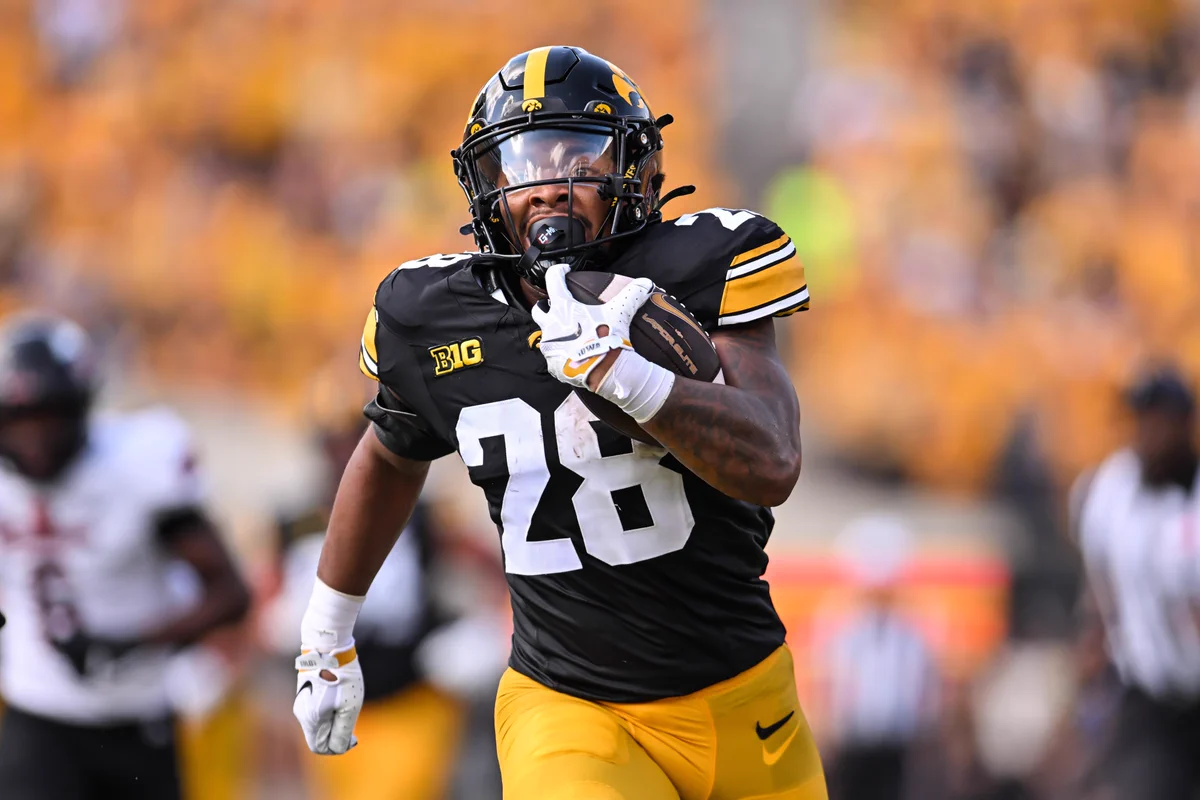 Iowa RB Kamari Moulton looks to cash in a big game against Iowa State