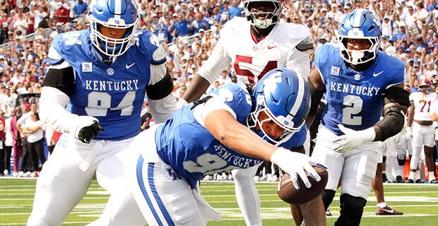 Kentucky started the game with an amazing pick six
