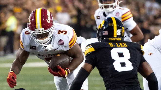 Iowa State and Iowa went down to the final seconds on Saturday Iowa State and Iowa went down to the final seconds on Saturday