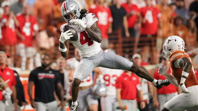 Jeremiah Smith balled out in the loss