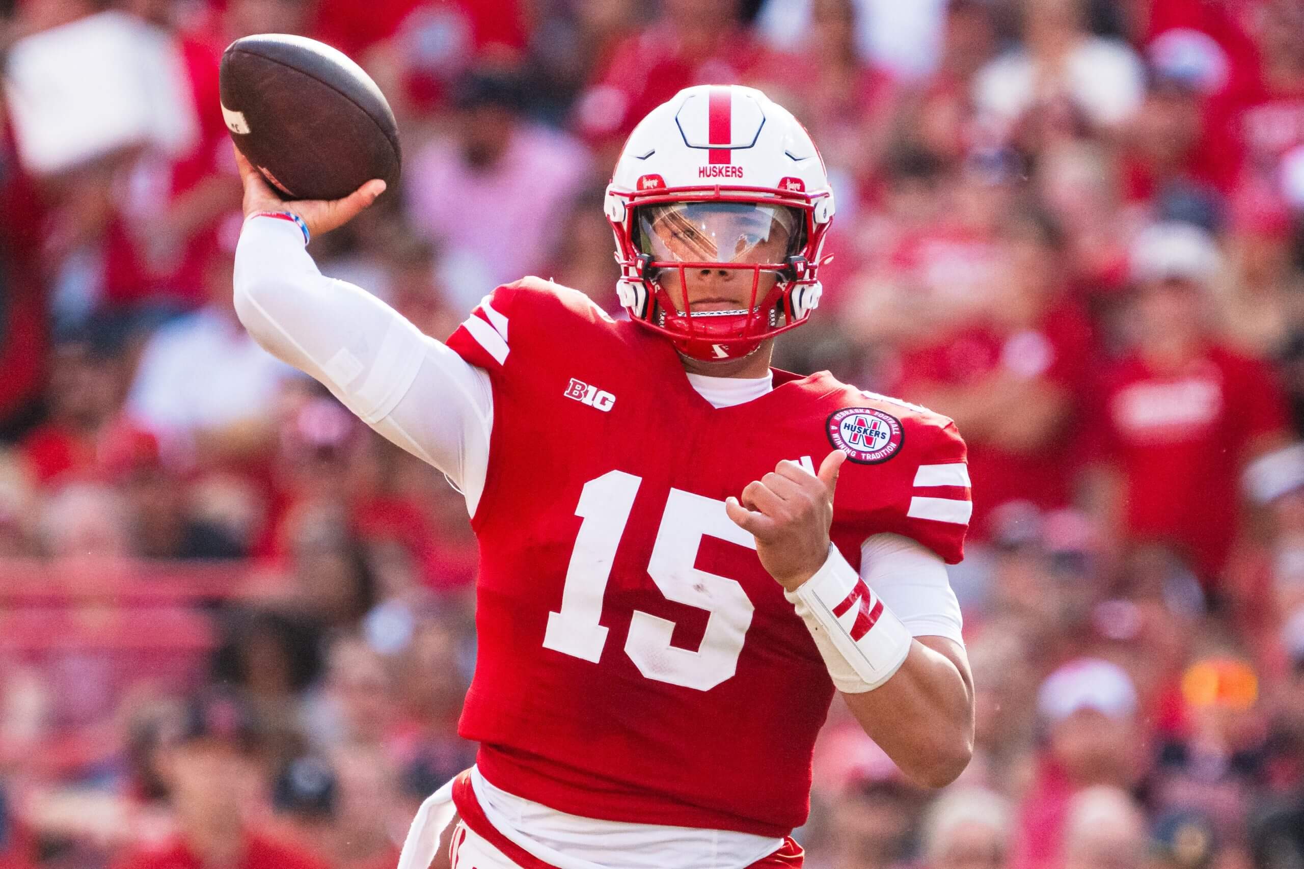 Nebraska QB transfer Dylan Raiola comes into Eugene as QB2