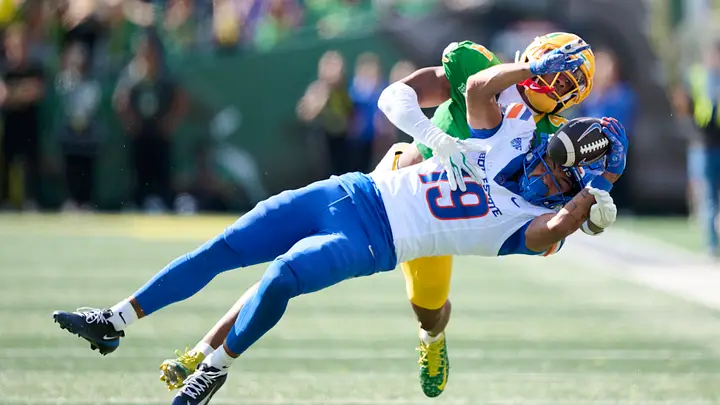 Boise State WR Rasean Jones looked like the teams WR1 on Saturday Boise State WR Rasean Jones looked like the teams WR1 on Saturday